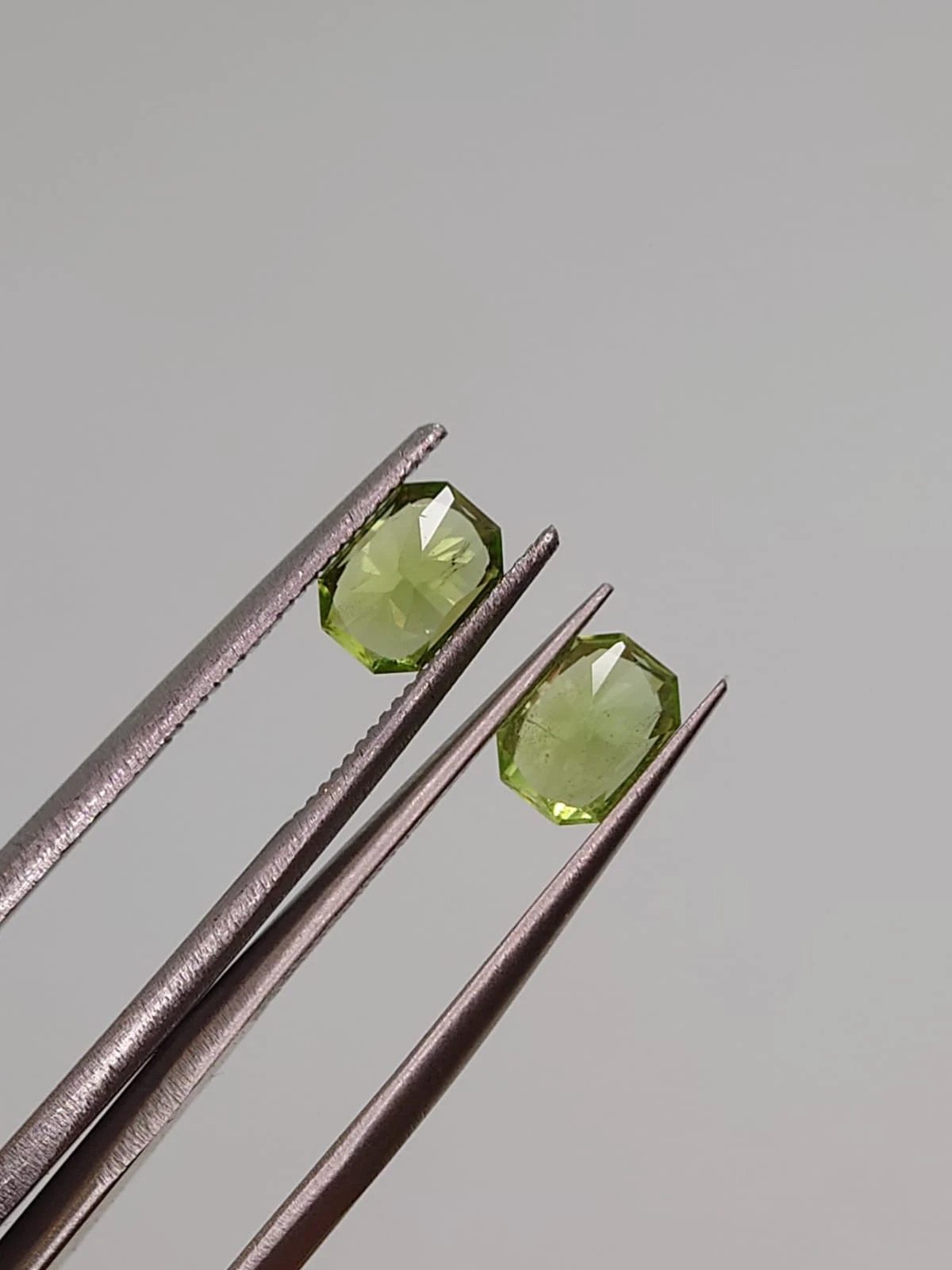 1.55ct Natural Peridot Pair from Pakistan — view 3